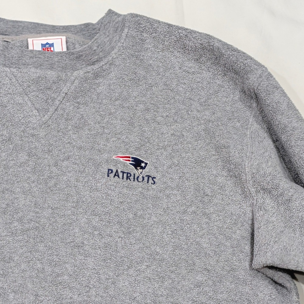 NFL New England Patriots Fleece Sweatshirt Gray Men's XL Pullover VF Imagewear